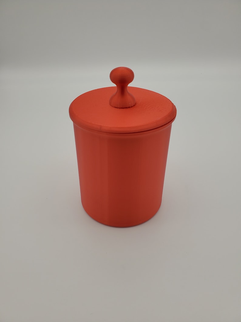 Qtip Container for the Bathroom Makeup Organizer Qtip Vase Etsy