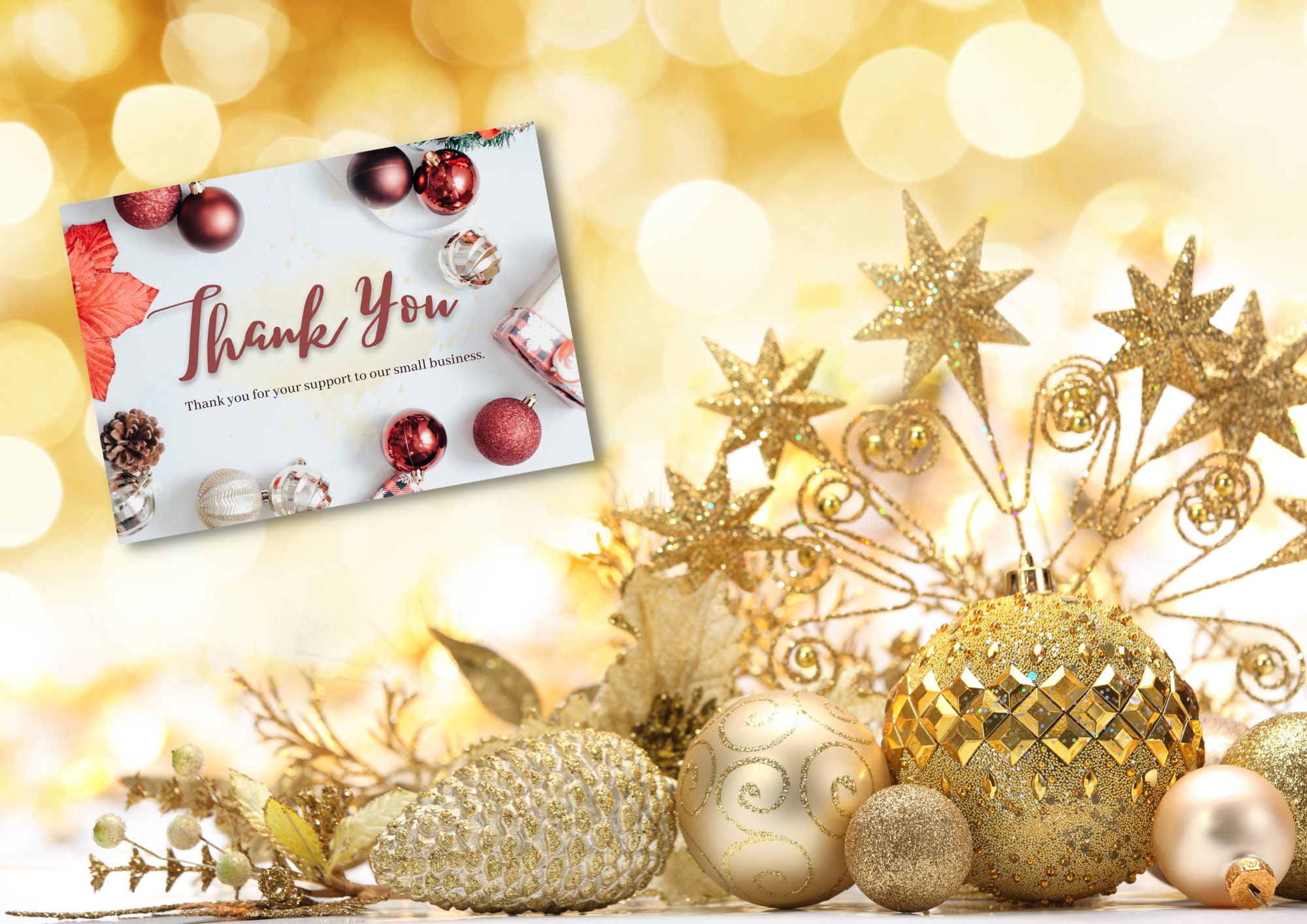 Printable Thank You Card. Editable Canva Thank You Card Template ...