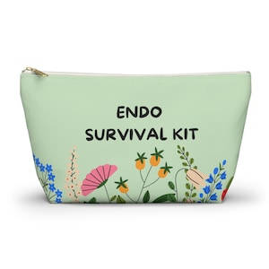 RX ENDOMETRIOSIS Medication Prescription Bag, Chronic Illness, Travel Pouch for Med, endo Gift, menstruation Gift, pcos Gift, woman Gift
