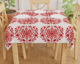 Bulgarian Tablecloth - Traditional Elegance for Dining Delight Tablecloth