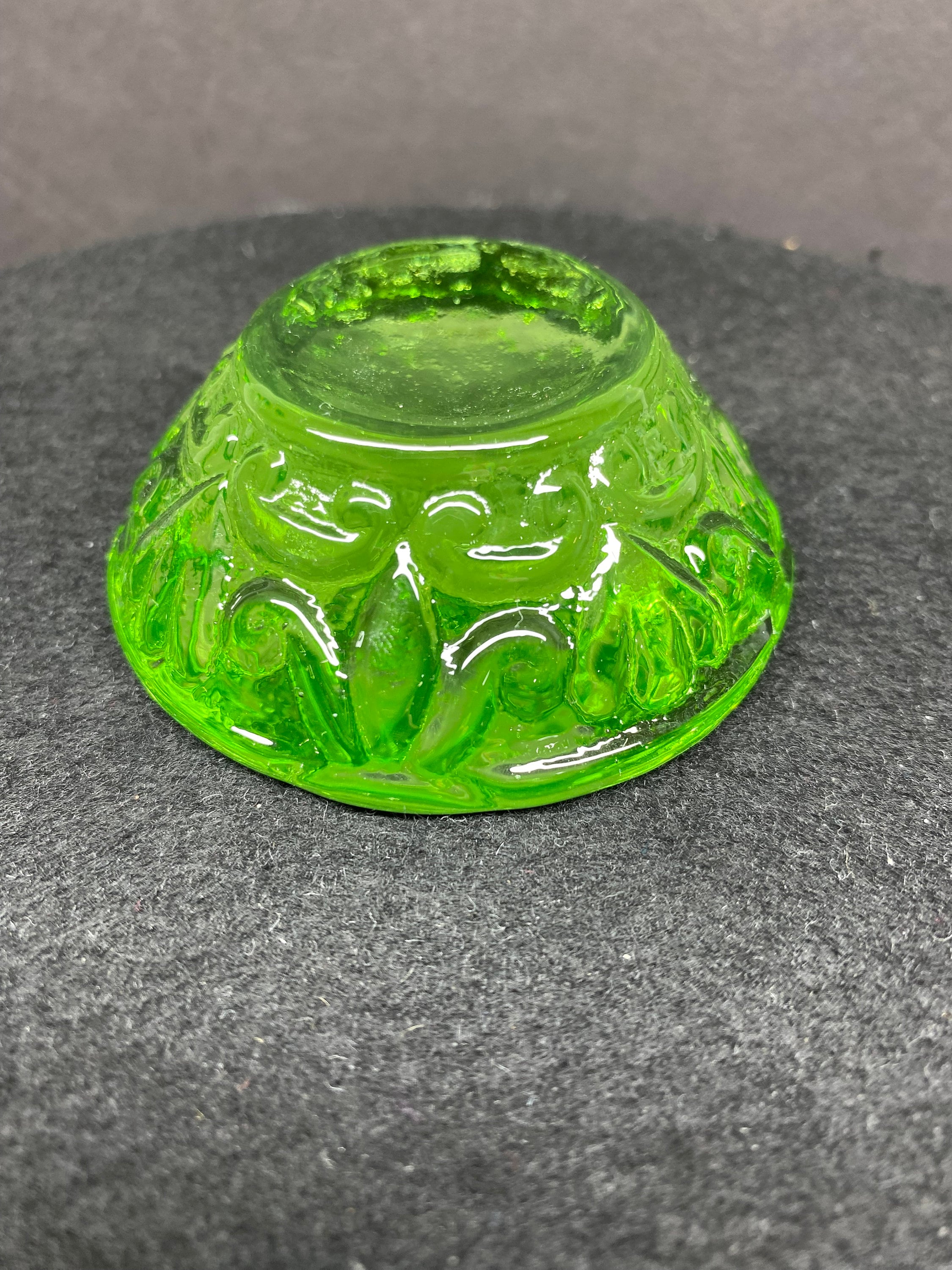 Uranium Glass Jumbo Marble Holder (marble Not Included) - Etsy