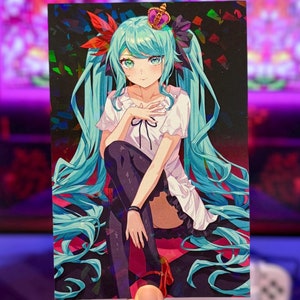 Hatsune Miku World is Mine 4&quot;x6&quot; Holographic Mini Print