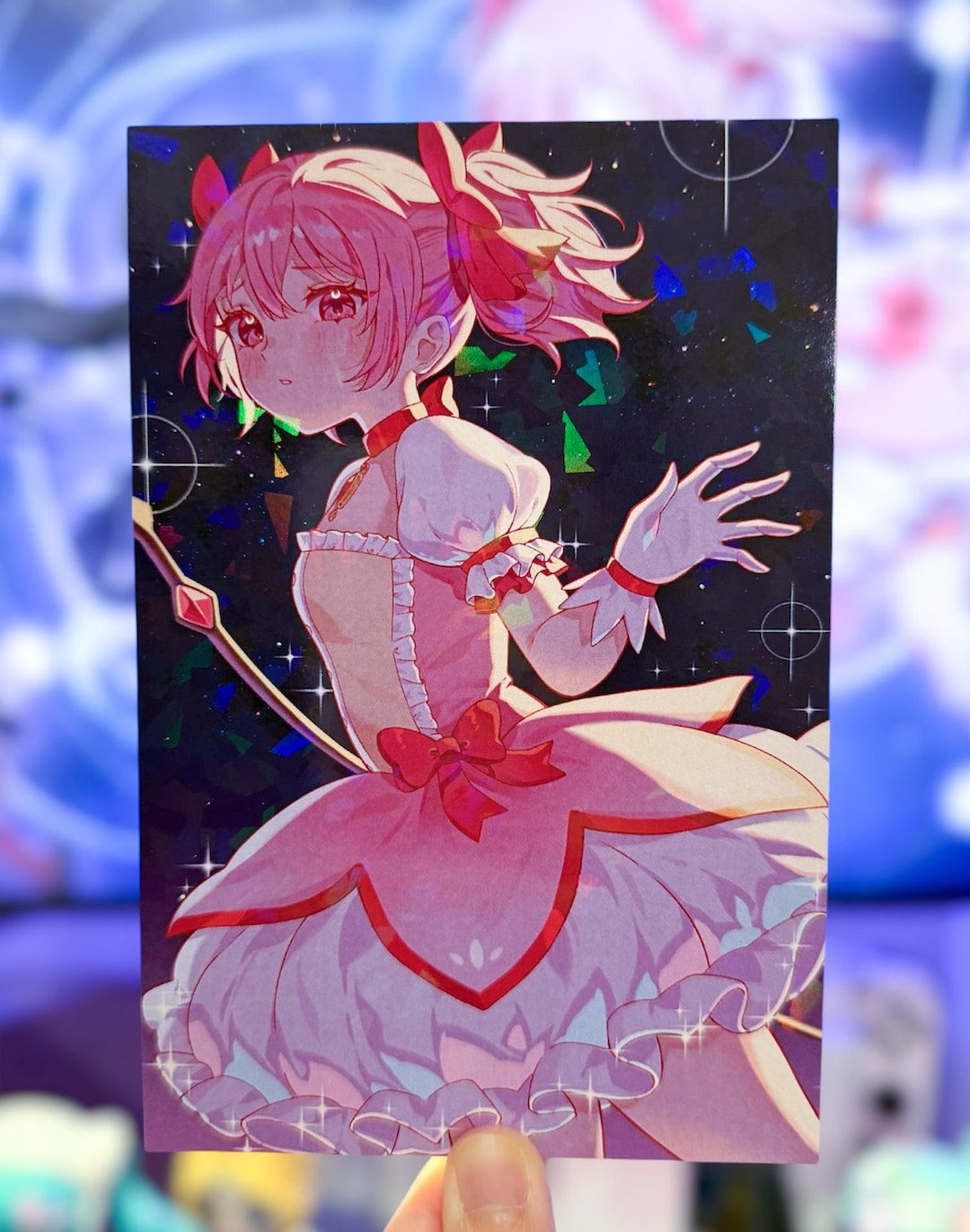 Madoka 4"x6" Holographic Mini Print ☆