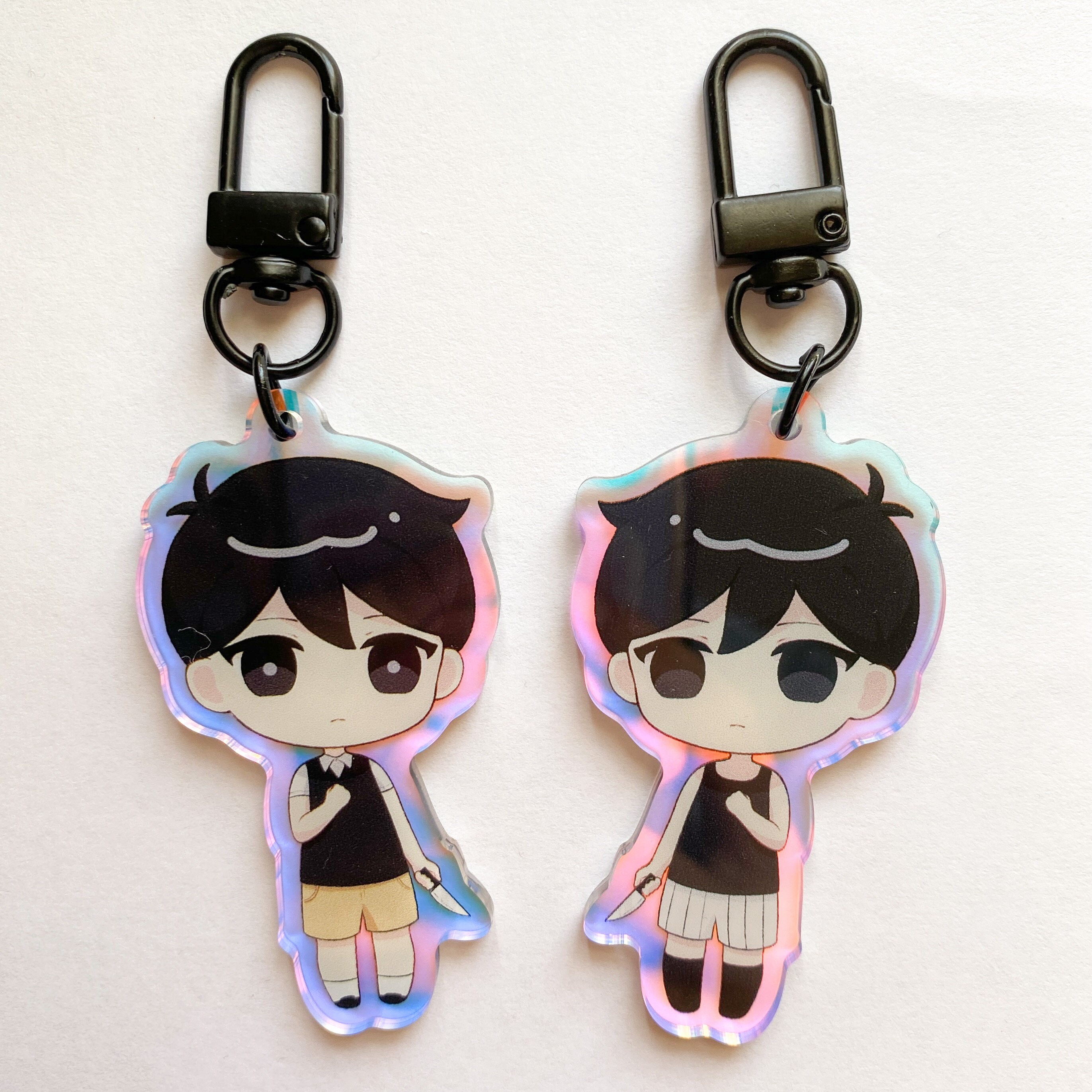 OMORI Double-sided Rainbow Keychains | Sunny Basil Mari Aubrey Hero Kel ...