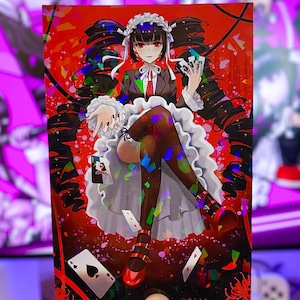 Danganronpa Celestia 4"x6" Holograficzny Mini Wydruk