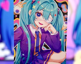 Midwest Miku SG2 PRINT | 4.2x5.5 | Standard Postcard Print With