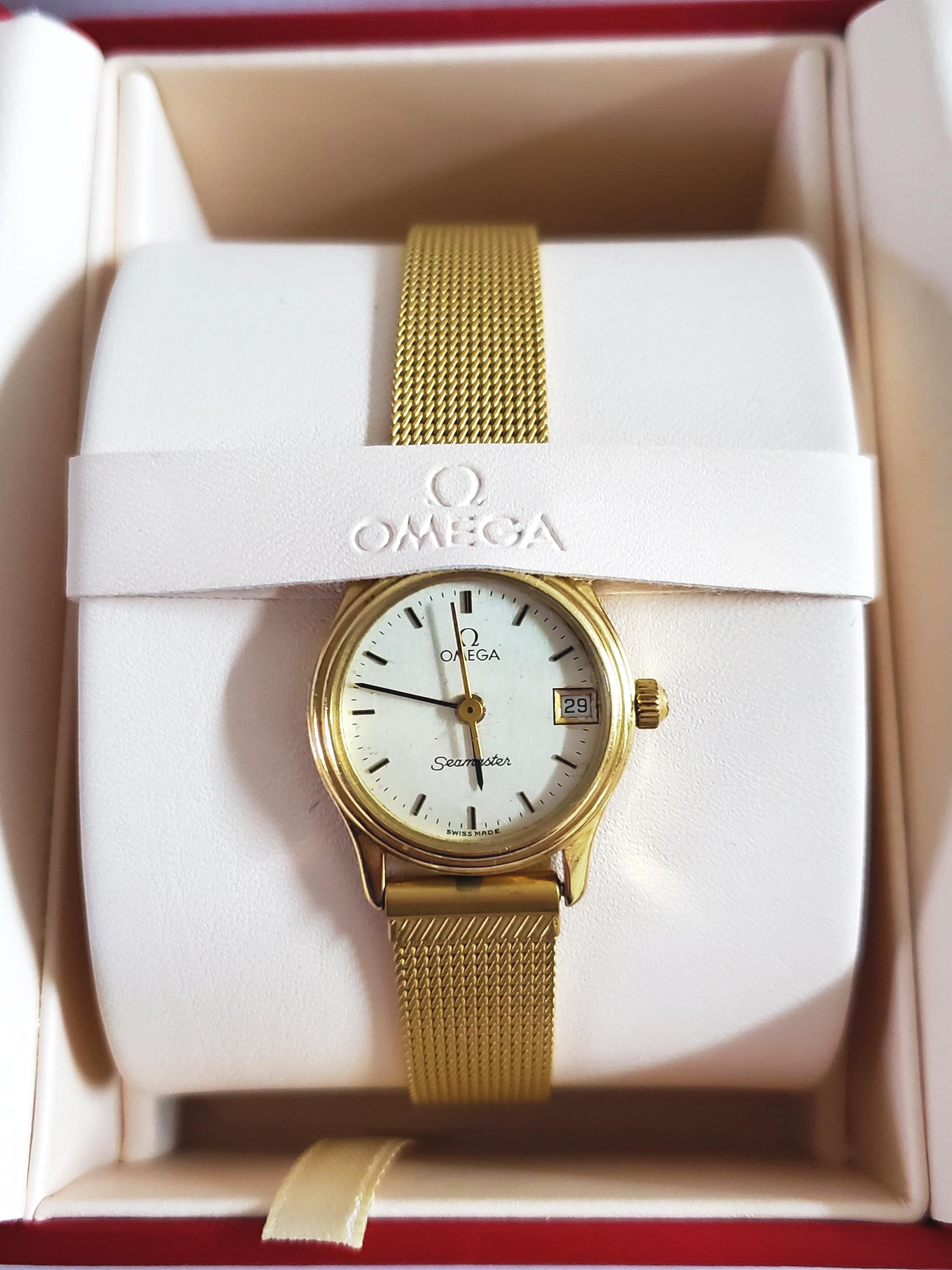 14k gold omega watch - Etsy 日本