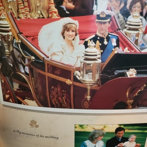 Prince Charles & Princess Diana wedding doll set Vintage 1982 Plus A Book of Remembrances Princess Diana, Hard cover image 10