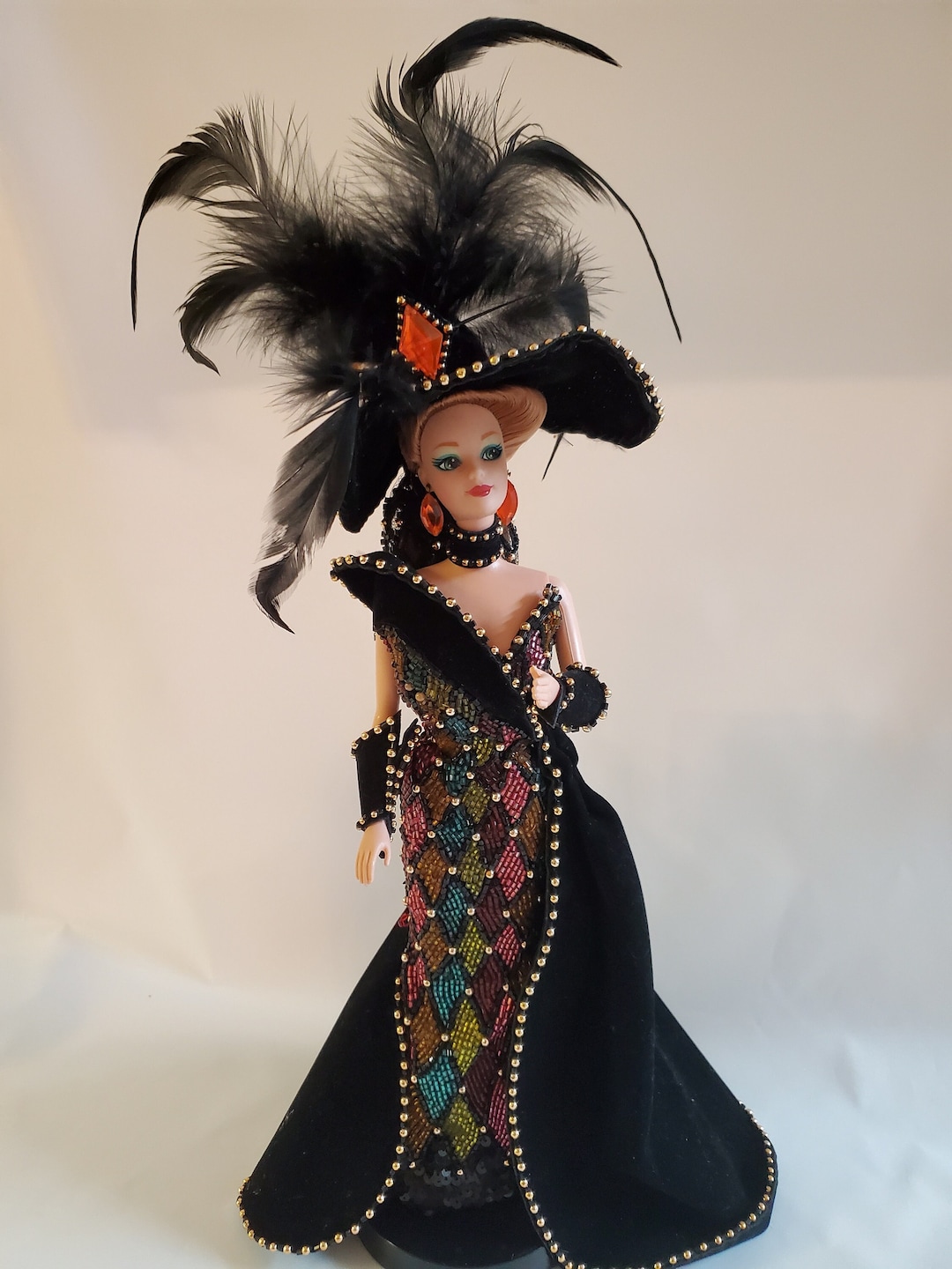 Masquerade Ball Barbie Bob Mackie 1993 Timeless Treasures Etsy