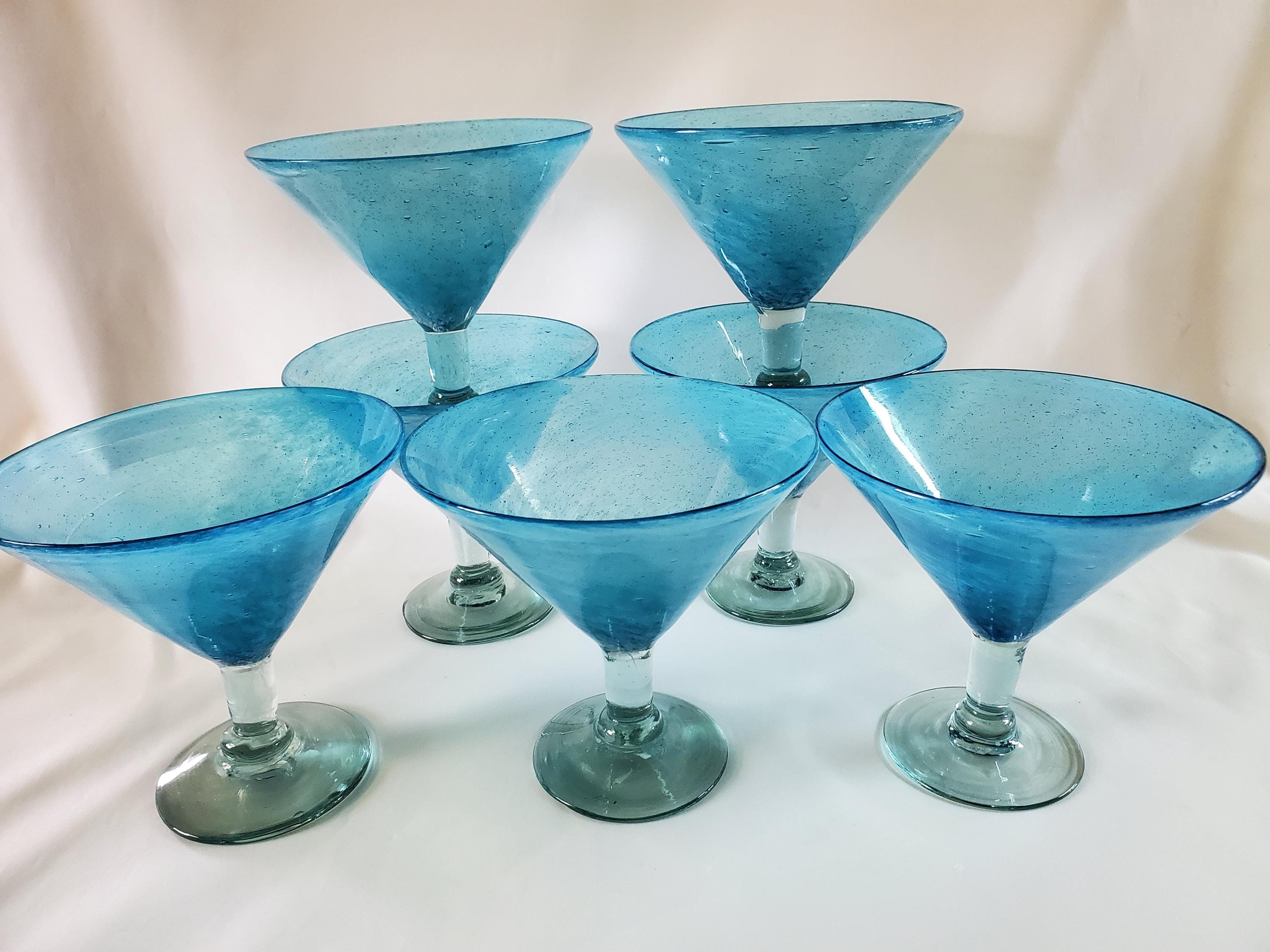 Murano Blue Glasses - Etsy