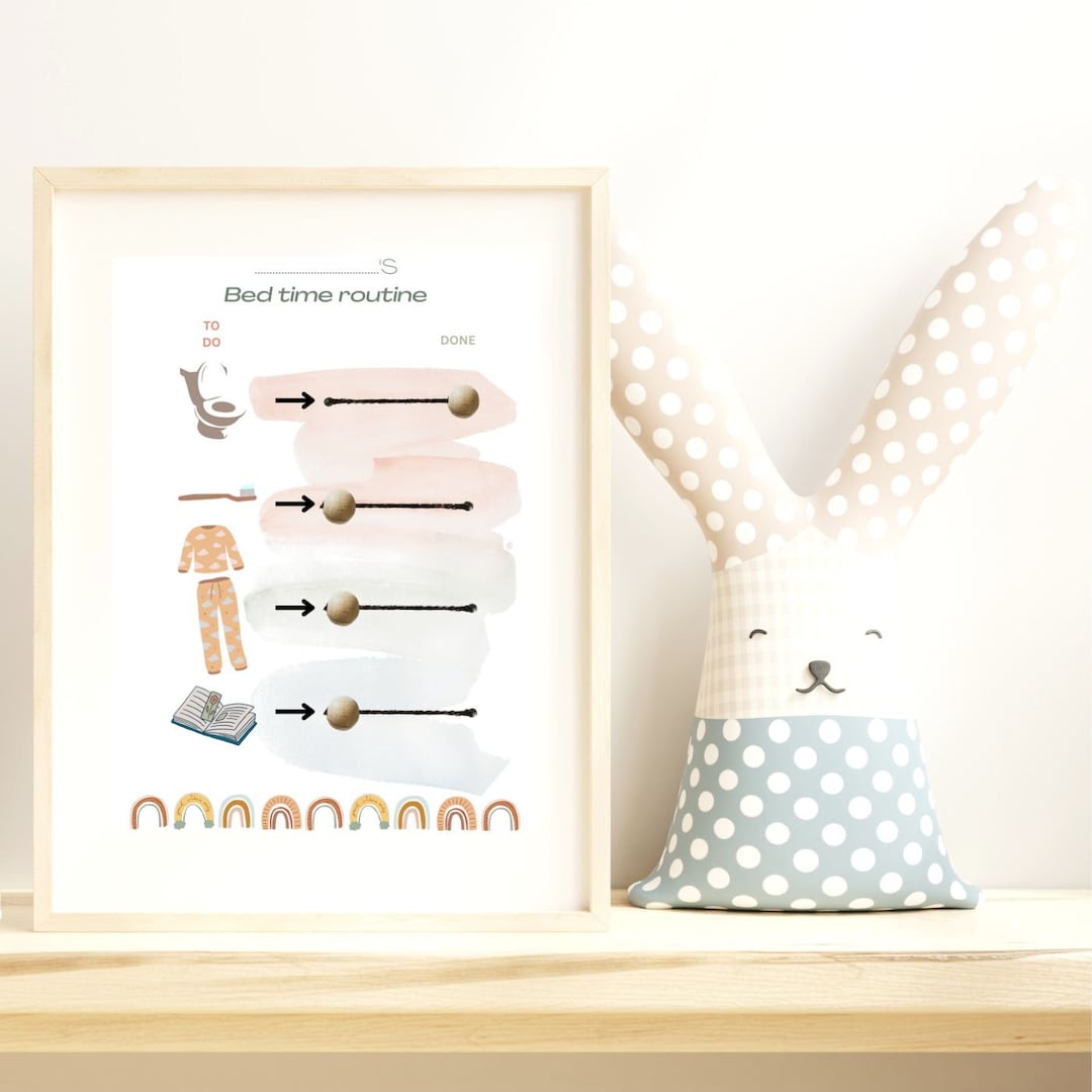 Printable Daily Chart Routine Babies Toddlers Kids Visual Schedule ...