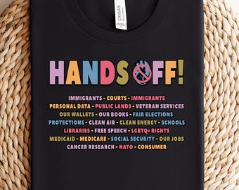 Handen af protest shirt, politiek handen af protest shirt, shirt handen af, sweatshirt, handen af van Medicaid Medicare sociale zekerheid