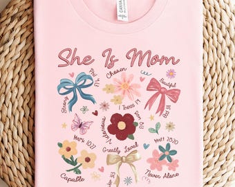 She is Mom Shirt, Funny Mom Shirt, Tired Mom Shirt, Mom Shirt, Mom Tee, Mama Shirt, Cute Mom Shirt, Mothers Day Shirt, Gift For Mom