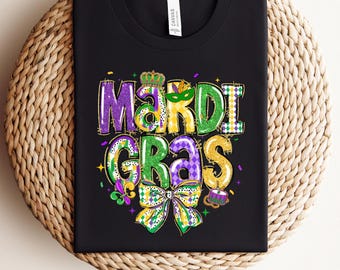 Mardi Gras Shirt, Mardi Gras Sweatshirt, Louisana Shirt, Mardi Gras Carnival, Mardi Gras, Fleur de Lis Tee, Carnival Shirt