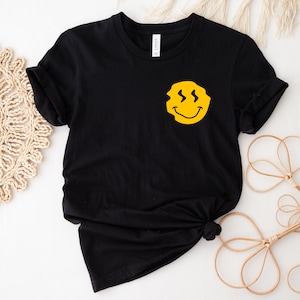 Smiley Face Shirt, Smiley Tee, Smiley Face Tee, Happy Face Tee, Smile Shirt, Smiley Face, Positive Vibes Shirt, Good Vibes Shirt