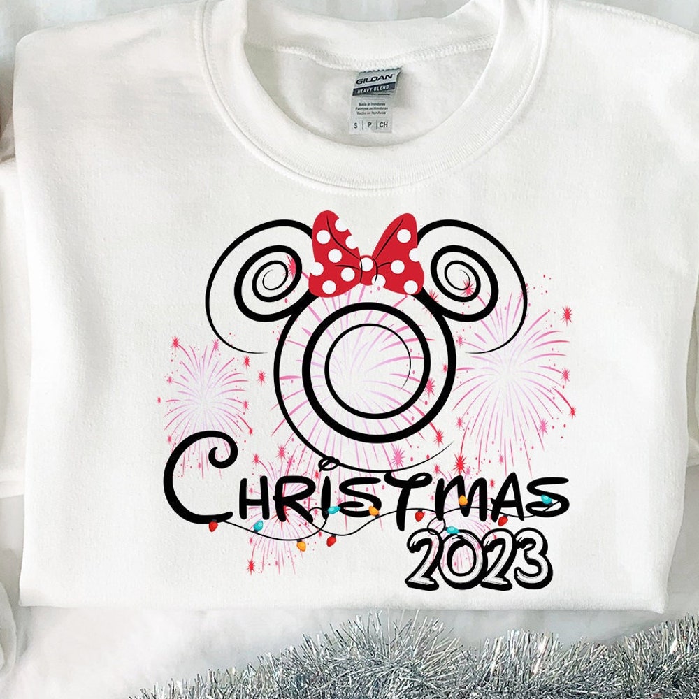 Snorider Design Christmas 2023 Sweatshirt, Family Christmas Trip Shirt, Christmas Vacation Shirt, Christmas Gift, Mickey Christmas, Christmas Gift, Gifting,