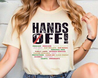 Handen af protest shirt, politiek handen af protest shirt, shirt handen af, sweatshirt, handen af van Medicaid Medicare sociale zekerheid
