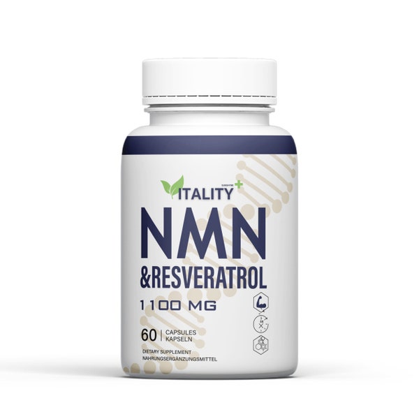 NMN & Resveratrol Supplement  | 60 Capsules | | NAD+ | 1100mg | 1 Months Supply