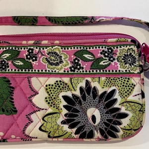 Vera Bradley Small Priscilla Pink Clutch Purse Wallet