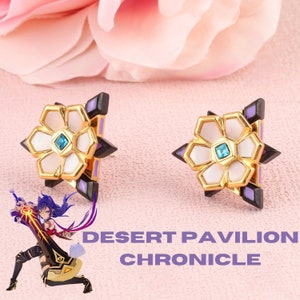 Desert Pavilion Chronicle Genshin Inspired Anime Earrings  Cosplay Personalized Gifts