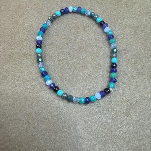 Multi-colored bracelets -beaded bracelets -Handmade bracelets -elastic stretch bracelets -7”