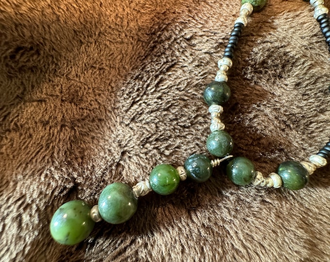 Green jasper gemstone necklace-jasper beaded pendant-Handmade necklace-Natural Stone Jewelry-layered statement jasper necklace