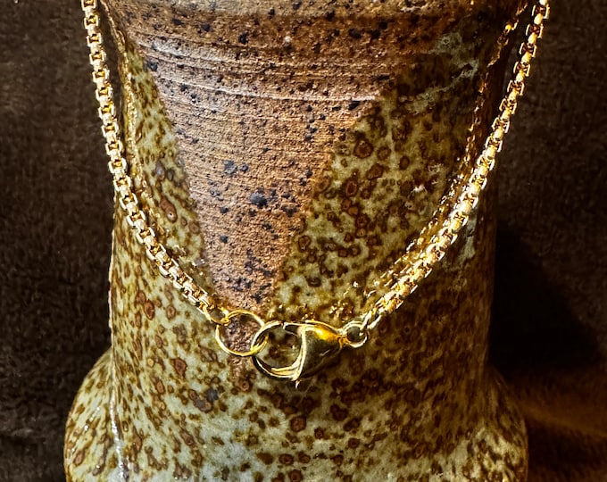 Gold link chain bracelet-lobster clasp bracelet-Handmade gift for her-gifts