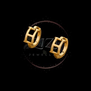 Pendientes Iniciales Personalizados, Pendientes De Oro, Pendientes Iniciales, Pendientes De Aro De Oro, Pendientes De Aro De Aro, Regalo Para Ella, Pendientes Delicados, Pendientes De Carta