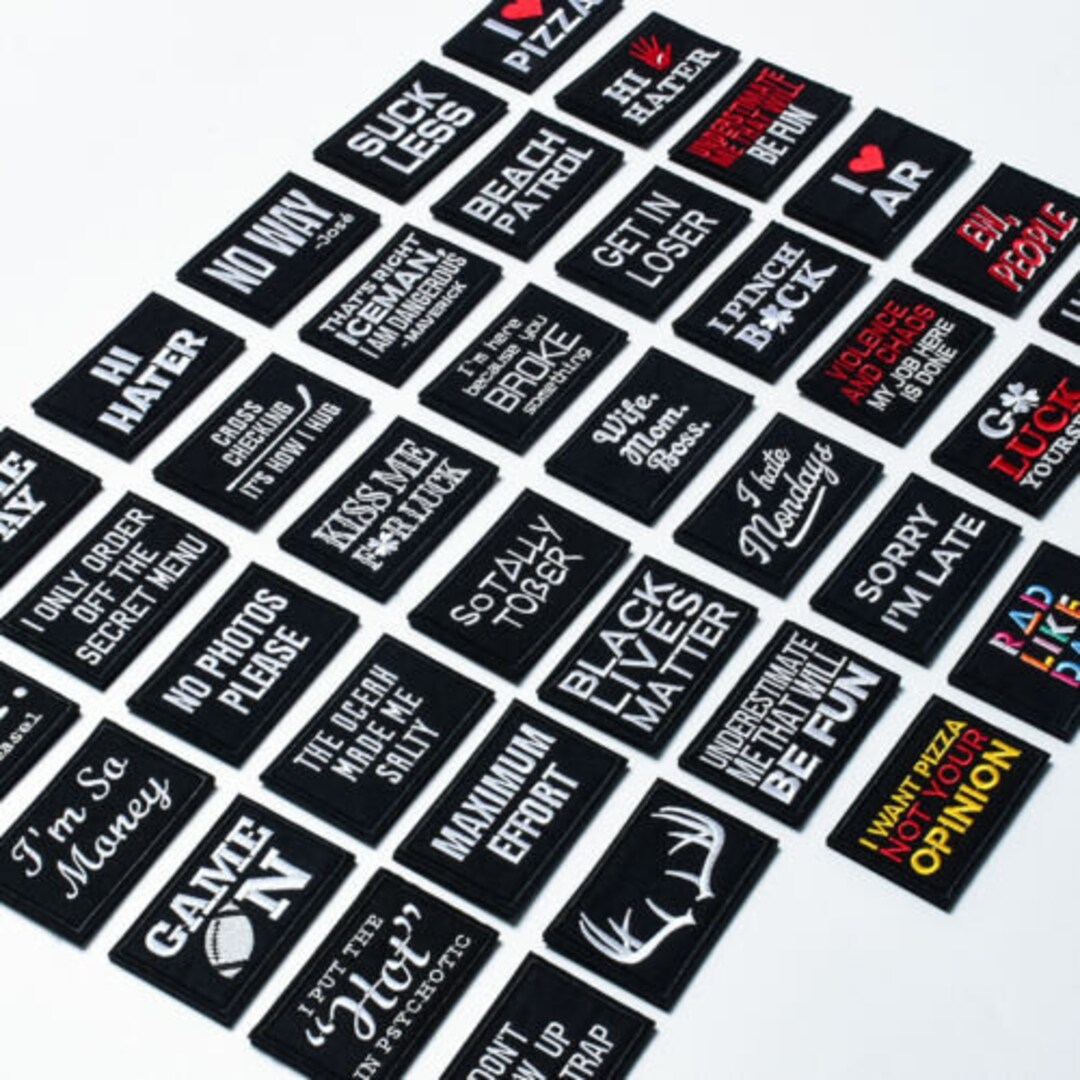 Biker Sayings Velcro Patch Velcro Badge Hook & Loop Etsy