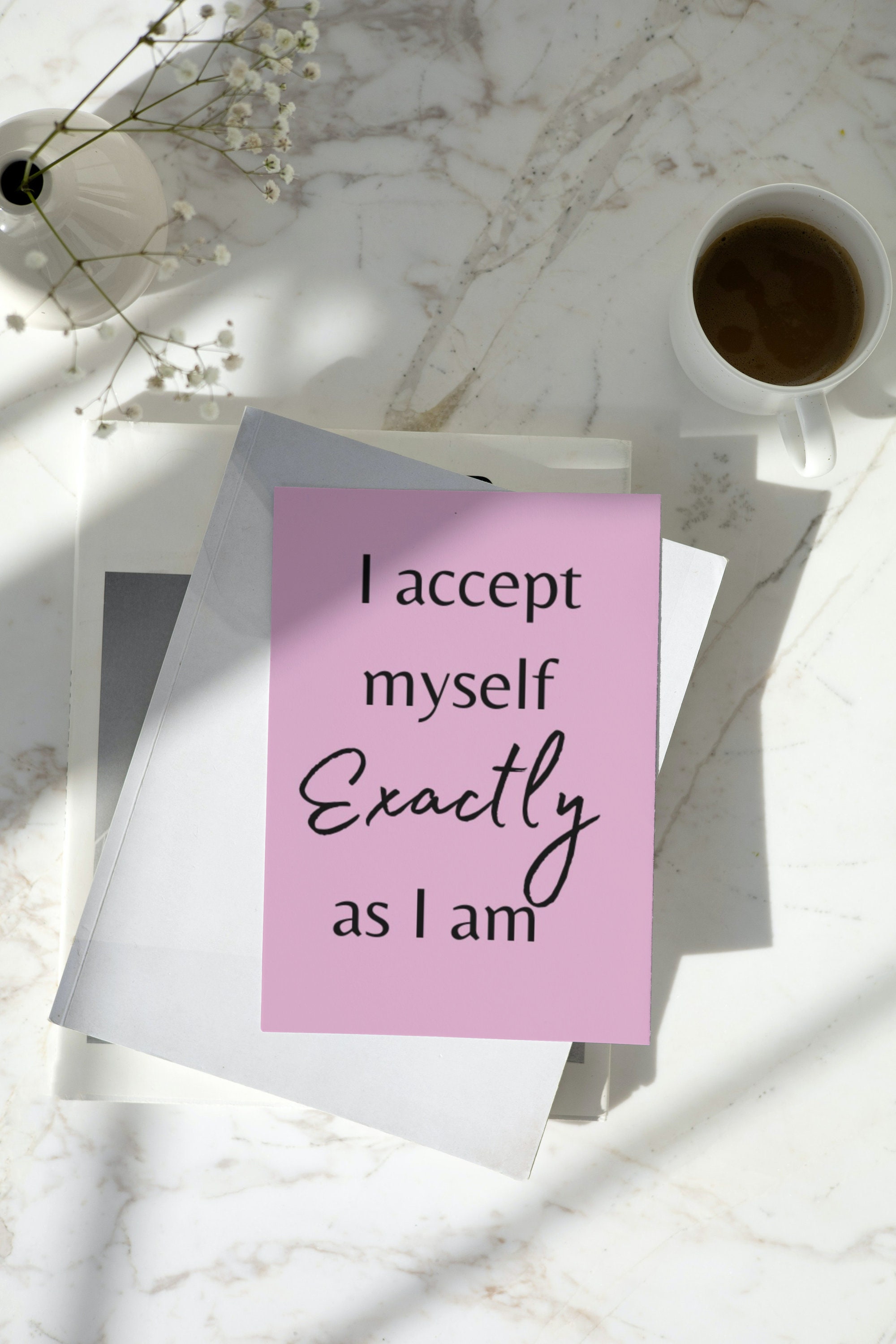 Positive Affirmation Card Deck, Vision Board Printables, Cards for Law ...