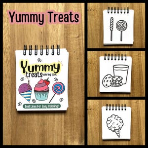 Mini Coloring Books, Travel Coloring Books, Stocking Stuffers, kids gift ideas, Adult gift ideas, Mini Coloring pages, Coloring on the go image 6
