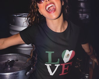 Mexican Love Shirt, Mexico Shirt, Latina Gift, Latina Shirts, Latino Shirts, Latino Gift, Mexican Flag, Bandera Mexicana