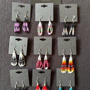 Native Handmade Beaded Earrings 2