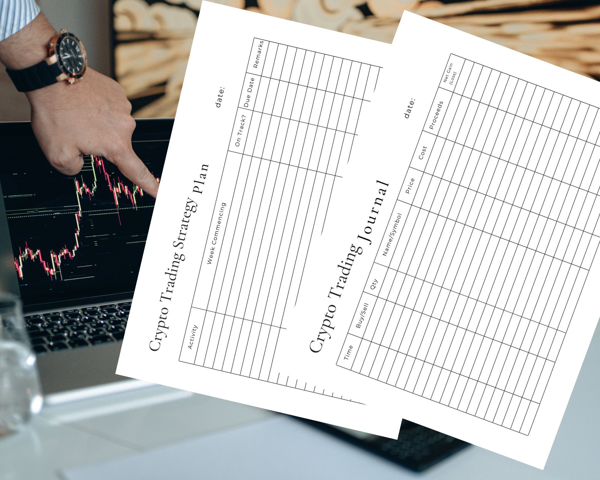 Printable Crypto Trading Planner: Investment Tracker (PDF) - Etsy