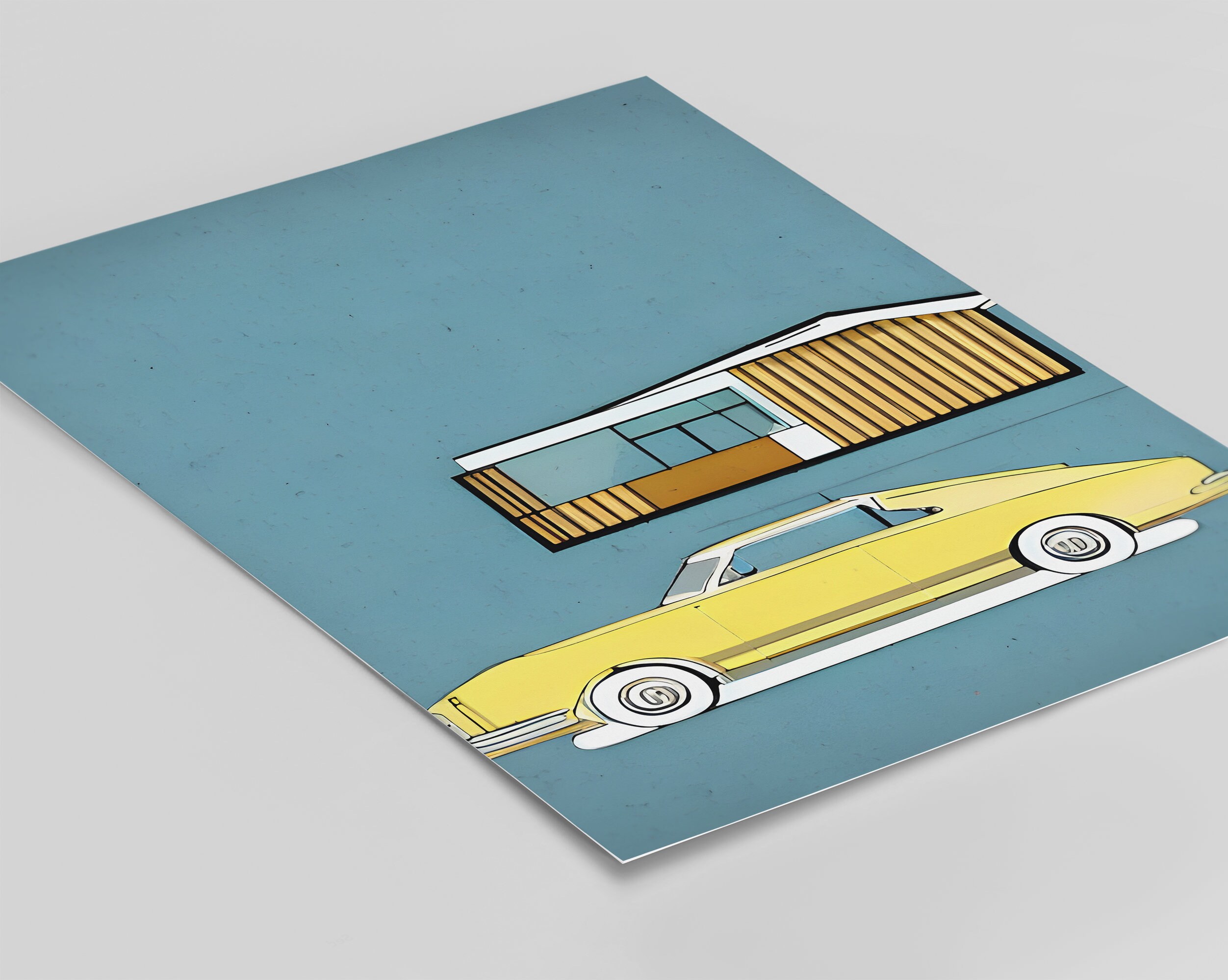 70s Art Print Retro Wall Art Retro Poster Mid Century Etsy