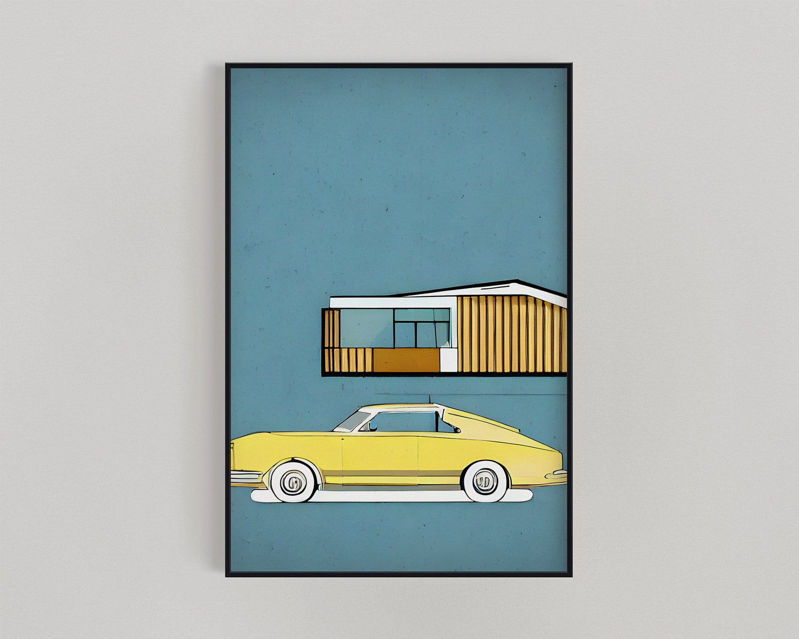 70s Art Print Retro Wall Art Retro Poster Mid Century Etsy