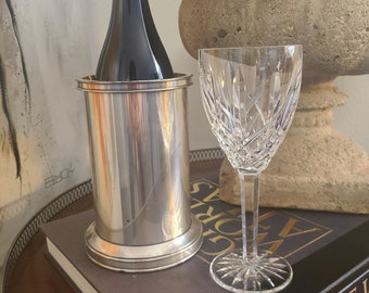 Vintage Silver Wine Chiller/Cooler for tabletop or bar