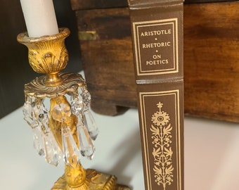 Aristotle - Rhetoric -  On Poetics Franklin Library Leather Book