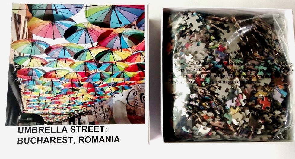 The Umbrellas - National Gallery 1000 Piece Jigsaw Puzzle (Renoir Artwork, Paris Street Scene, Planet-Friendly Box) - View #12