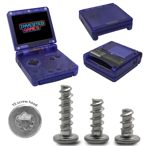 Gameboy Advance SP Torx T5 Complete 15 Screw Pack in Stainless Steel