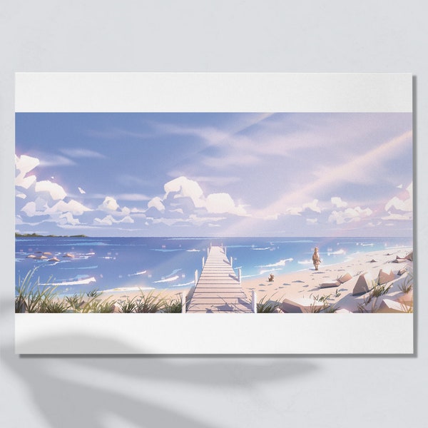 Dog Beach Art Etsy Australia
