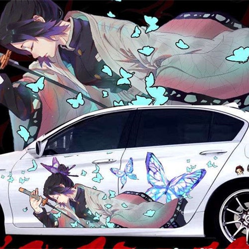 PillowFigtArt Sexy Anime Girl Colored Vinyl Graphics Anime Car Wrap Anime  Full Color Car Vinyl Graphics Anime Stickers Anime car Decals Anime  Colored Decal vmcc001 24 x 90  Amazonin Home Improvement