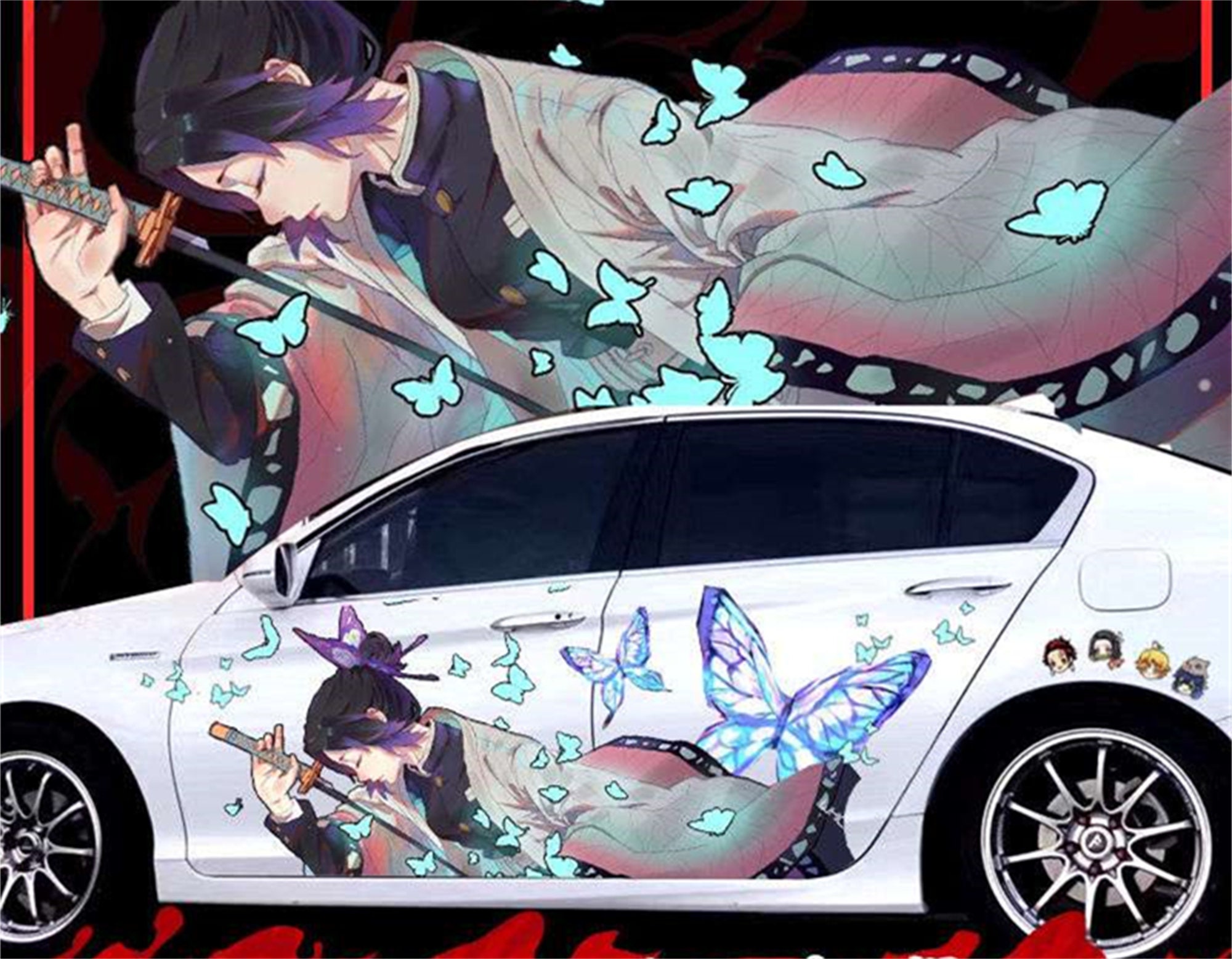 Anime Itasha Rezero Car Wrap Door Side Stickers Decal Fit With Any Cars  Vinyl Graphics Car Accessories Car Stickers Car Decal  Car Stickers   AliExpress