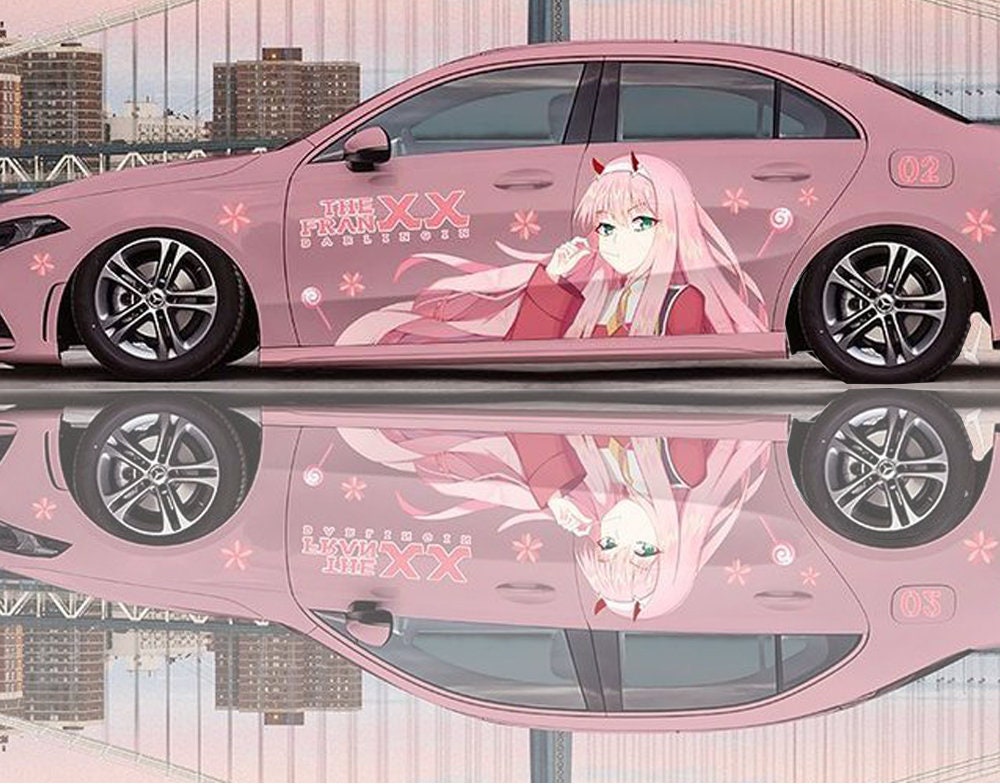Amazoncom  Senksll 2Pcs 51 Anime Stickers Anime Decals for Car Vinyl  Decal Auto Accessories for Window Camper Laptop Skateboard Decoration  Bumper Sticker 