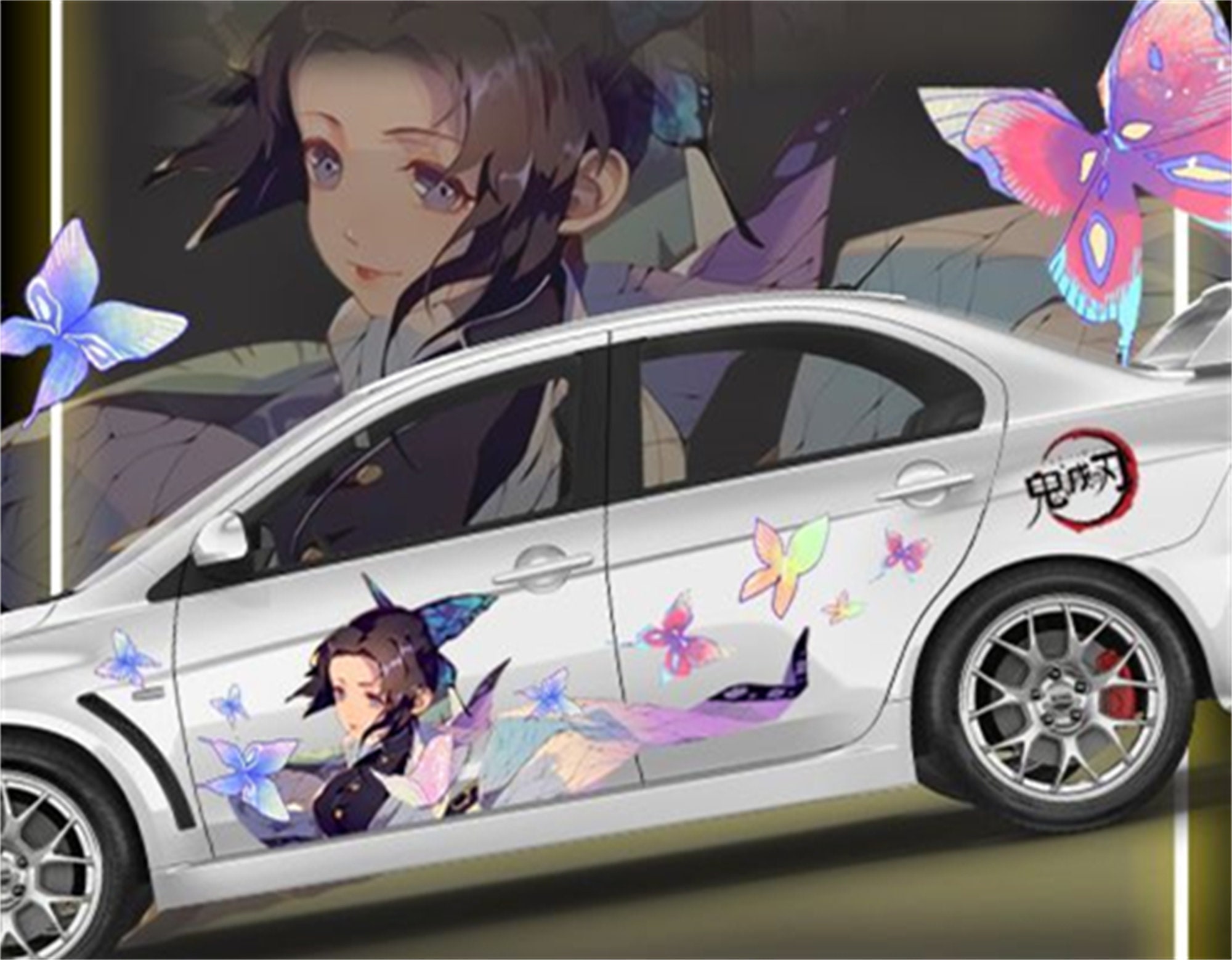 PillowFigtArt Anime Full Color Car Vinyl Design India  Ubuy