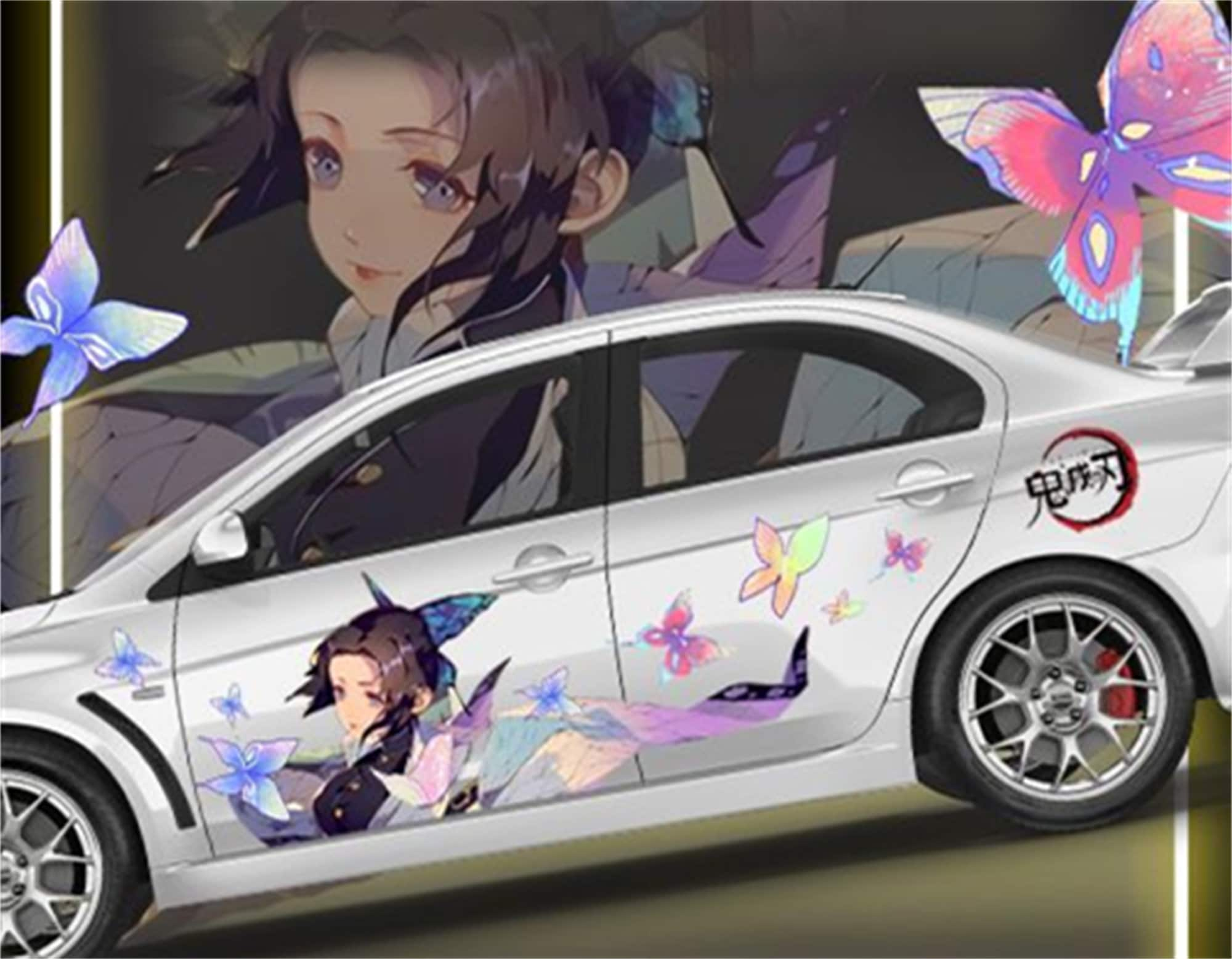 PillowFigtArt Anime Full Color Car Vinyl Design India  Ubuy