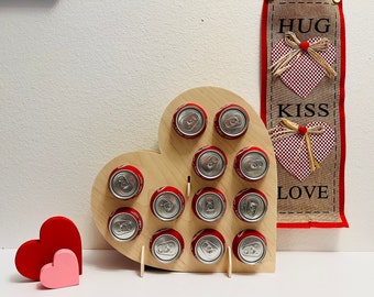 Beer holder / Valentine gift / soda holder