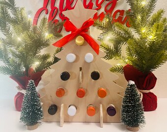 Mini Liquor Tree Advent Calendar: 12 Days of Christmas