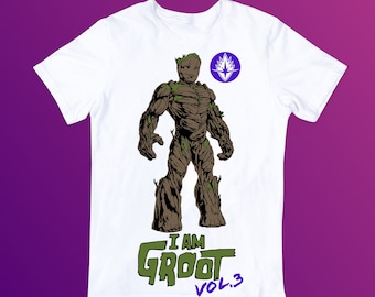 Vector Guardians of the galaxy vol. 3 Groot SVG , Studio 3 , PNG  ,Pdf , Ai Editable