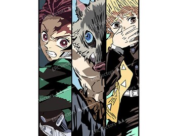 Vector Anime Demon SVG layered / pdf / PNG / Ai editable / digital file